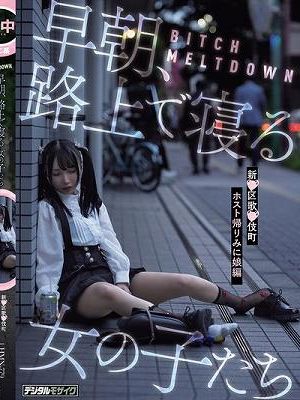 BITCH MELTDOWN 早朝、路上で寝る女の子たち 新●区歌●伎町ホスト帰りみに娘編